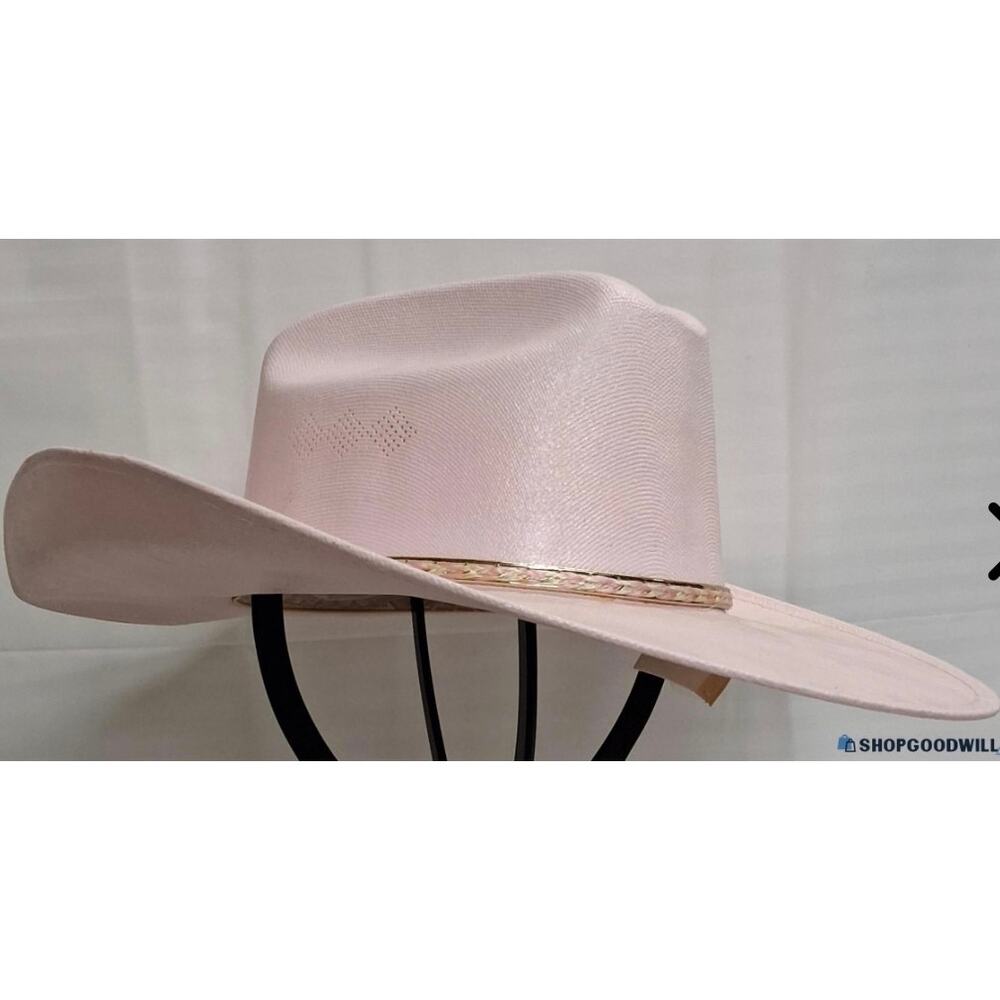 Women's Summit Hat Co. Pink Cowboy Hat, Size 54 (6 3/4), Made in Mexico